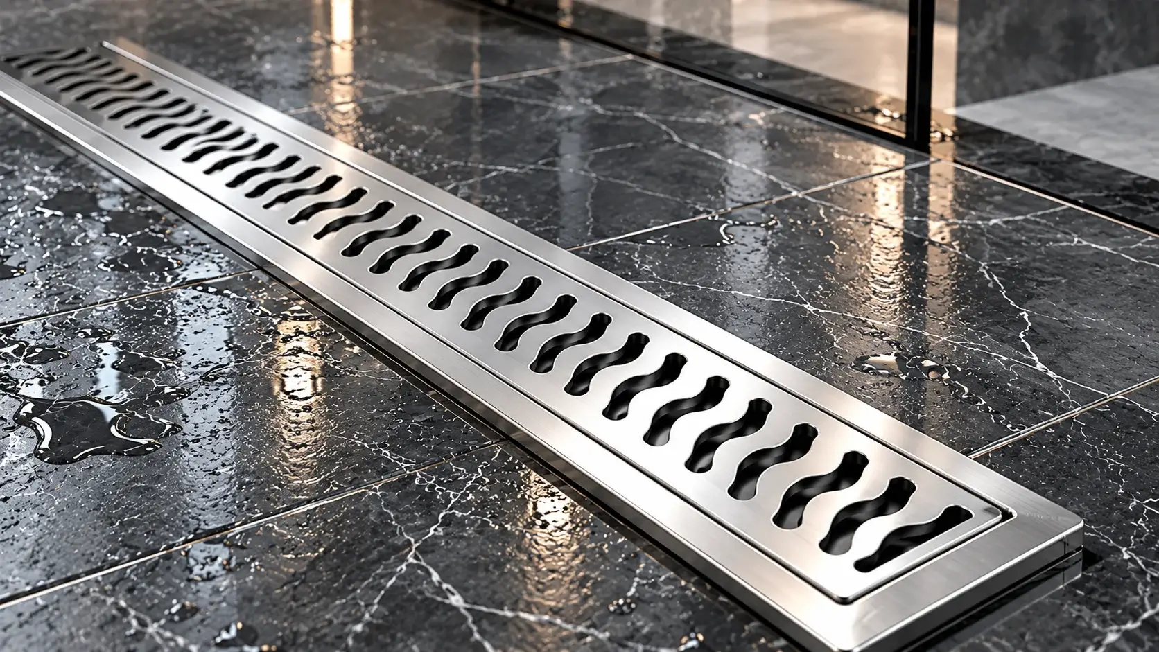 Wellnox Luxury AISI 304 Linear Shower Channel Drainer